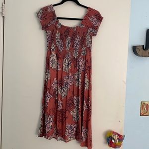 Tillys off the shoulder dress!